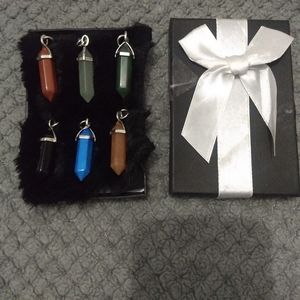 Healing crystal charms